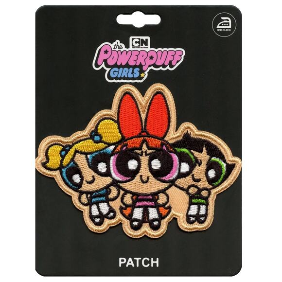Powerpuff Girls Trio Pose Patch Cartoon Network Animation Embroidered Iron On - Picture 3 of 4
